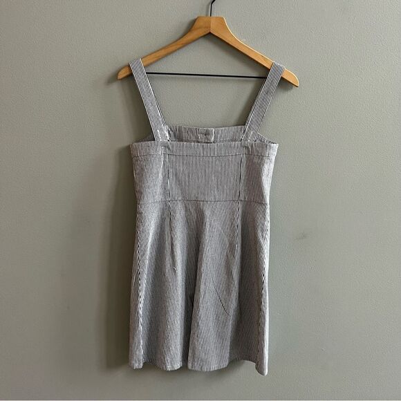 Hollister Pinstripe Button Down Striped Mini Dress Size Small - Picture 10 of 15